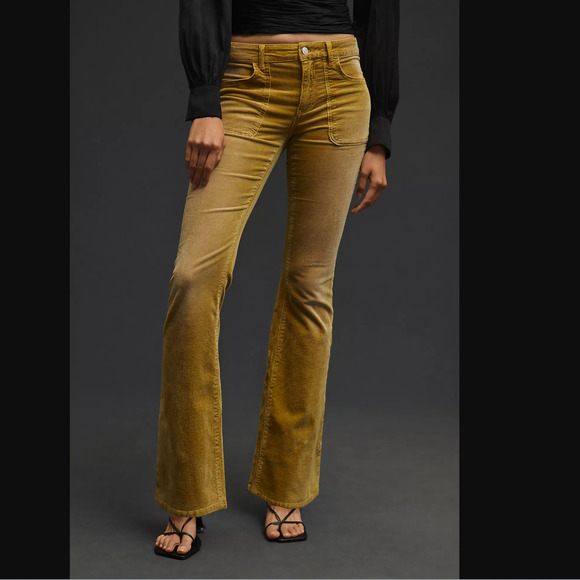 Anthropologie Pilcro The Icon Flare Corduroy Jeans - 23 Waist New - Picture 2 of 6